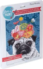 Paintworks® Social Anxiety Dog Paint-by-Number Kit