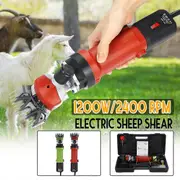 1200W Electric Sheep Shears, Portable Sheep Trimmer with 6 Gears, Electric Goat Shears for Sheep, Goats, Llamas, Horses, Alpacas, Thick Coat and Resis