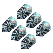 Slim Dart Flights, 6 Pack PET Dart Accessories, V-shaped Pattern