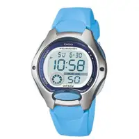 在飛比找PChome24h購物優惠-CASIO太空風格時尚電子錶 (水藍)-LW-200-2B
