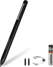 Pen for Microsoft Surface Pro 10/9/8/7/6/5/4/3, Stylus Compatible With Surface Book/Laptop Studio 4/3/2/1, Go 3/2/1, Surface 3, Palm Rejection, 1024 Pressure Sensitivity (Black)