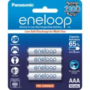 Panasonic Eneloop 800mAh Ready to use AAA Rechargeable Batteries 4Pack