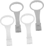 VICASKY Hand Pull Ring Set 2 Pairs Hanging Rings Baby Bed Stand up Learning Tool Safe for Boys and Girls' Exercise