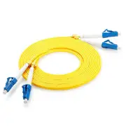ETU-LINK Fiber Cable - 2m - Yellow LC to LC - OS2 - Single-mode - 9/125µm [FD9125SMOS2-Y-2M]