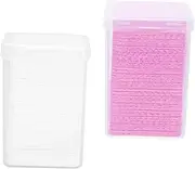HAPINARY 200pcs Lash Glue Remover Pads Glue Bottle Cleaning Pads No Residue No Chips Smooth Surface for Salons