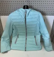 Gerry Welded PUFFER JACKET with Hood - Girls Size L 14/16 Blue