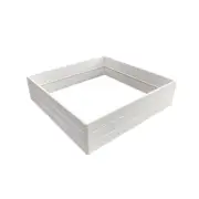 NuVue Raised Garden 113cm Bed Plant/Flower Gardening/Outdoor Box Container White