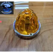 Light amber watermelon glass kit (1 wire 1156) incandescent flush mount #79751