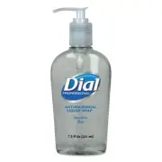 Dial Professional Antimicrobial Soap for Sensitive Skin 7.5oz Décor Pump Bottle