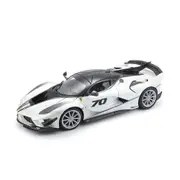 Bburago Licensed 1:18 Scale Ferrari R&P FXX K EVO #70 Diecast Model White