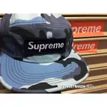 全新正品  現貨 春夏 SUPREME RIPSTOP CAMP CAP 虎斑迷彩 立體BOX貼布 五分割帽 藍色 橘色