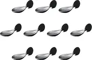 Set of 10, Platinum SOYA Black Yo 10cm Tray [4.1 x 1.6 x 1.3 inches (10.5 x 4 x 3.3 cm) | Setomonohonpo