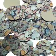 30mm Sequins Brown Stone Rocks Pebbles Gravel Metallic