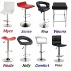 New PU PVC Leather Bar Stools Kitchen Chair Black White Red free post