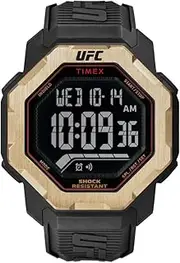 Men's Timex UFC Knockout 49mm Green Resin Strap TW2V89000 Sport Watch, Digital, 49mm