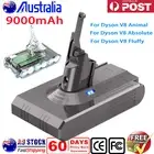 9000mAh Replace Battery For Dyson V8 Absolute Animal Motorhead