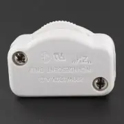 WHITE HI-LO LINE SWITCH FOR 18/2 SPT-1 LAMP CORD LAMP PART NEW 30090J