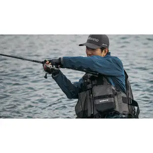 《SHIMANO》VF-024U 黑色路亞釣魚救生背心 中壢鴻海釣具館 釣魚救生衣 路亞救生背心 需宅配