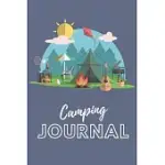 CAMPING JOURNAL: CAMPING LOGBOOK, RV JOURNAL, GLAMPING KEEPSAKE MEMORY BOOK FOR TRAVEL NOTES, RV GIFTS, CAMPER PERSONALIZED GIFT