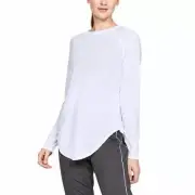 Under Armour Women's UA Open Back Shirt White Large 1325873-100