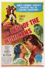 Last Of Mohicans poster Binnie Barnes Randolph Scott Henry W 1936 Movie Photo