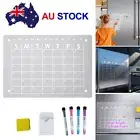 Magnetic Weekly Meal Planner, Fridge Calendar Whiteboard Dry Erase Memo Board