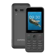 Aspera F48 (2.4'', 128MB, Big Button Keypad) Senior Friendly - Black/Grey