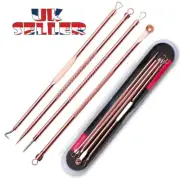 UK 4Pcs Blackhead Remover Tool Kit Extractor Pimple Comedone Acne Spot Popper