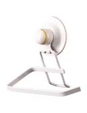 Toilet Roll Holder Removable Suction WHITE