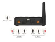 TV Hifi Bluetooth 5.0 Audio dual Transmitter Receiver Li ion AptC Low Latency