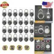 Premium Black Three-Digit Combination Locks - Perfect for Lockers & Toolbox