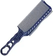 YS Park 282 Flattop Comb Slim Type with Teeth, YS-S282T, Blue
