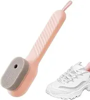 [Generic] Shoe Brush - Household Leather Sofa Scrubber,Multifunction Soap Dispensing Replaceable Brush for Shoes Sneakers Leather Canvas Bags Sofa