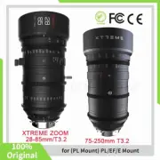 CHIOPT XTREME ZOOM 28-85mm 75-250mm T3.2 Full Frame Cine Lens for Canon EF/PL/E
