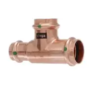 Viega ProPress 1 in. x 3/4 in. x 1 in. Press Copper Reducing Tee Fitting 77355