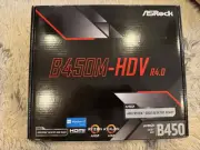 ASRock B450M-HDV R4.0 AM4 AMD Promontory B450 SATA 6Gb Micro ATX AMD Motherboard
