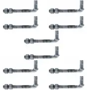 Galvanized 5/8" X 6" Long J Bolt Chainlink Fence Gate Hinge Lot of 10 pieces