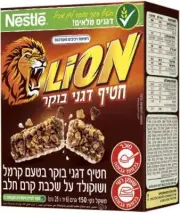 Nestle Lion Chocolate Bars Coated Cereal Snack Kosher 25gx6