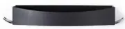 Better Living CLEVER FLIP SHOWER SHELF Removable Hooks MATTE BLACK