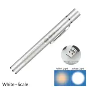 USB Rechargeable Medical Handy Pen Light Mini Nursing Flashlight LED Torch Lamp