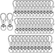 [IPXEAD] 100PCS Premium Key Chain Clip Hooks, Swivel Clasps Lanyard Snap Hook, Keychain Hooks for Lanyard Key Rings Crafting