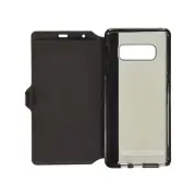 TECH21 EVO WALLET CASE FOR SAMSUNG GALAXY NOTE 8 CARD STORAGE BLACK NEW T21-5762