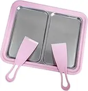 STARTIST Instant Cream Maker Yogurts Machine DIY Summer Homemade Multifunction Cold Pan Plate Rolled Ice Machine for Soft Serve Gelato, pink