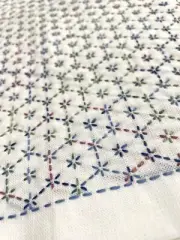 sashiko kit cloth & yarn HANA KIKKO -- Flower tortoise shell