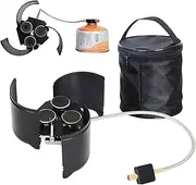 Stove Camping - 5000W Backpacking Stove,Windproof Safety Cooker Lightweight Foldable Heat-Resistant Ceramic for Outdoor Travel Tent Hiking Griddle