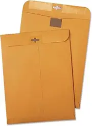 QUA43768 - Quality Park Postage Saving ClearClasp Kraft Envelopes