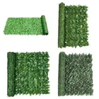Artificial Faux Leaf Privacy Fence Screen Garden Panels Outdoor Hedge