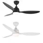 Windora Zephyr 52" Modern DC Ceiling Fan with 3CCT LED Dimmable Light – Black / White