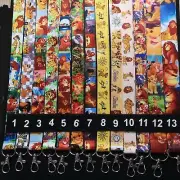 10pcs Simba Lion King mix cartoon Lanyard Mobile Phone ID Card KeyChain Holder