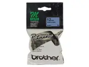 Brother M-K531 Black on Blue Non Laminated - Non Metallic Label Tape - 12mm x 8M